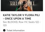 2 x Katie Taylor Tickets