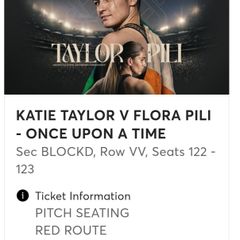 2 x Katie Taylor Tickets