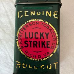 Vintage  Lucky Strike Tobacco Metal Box