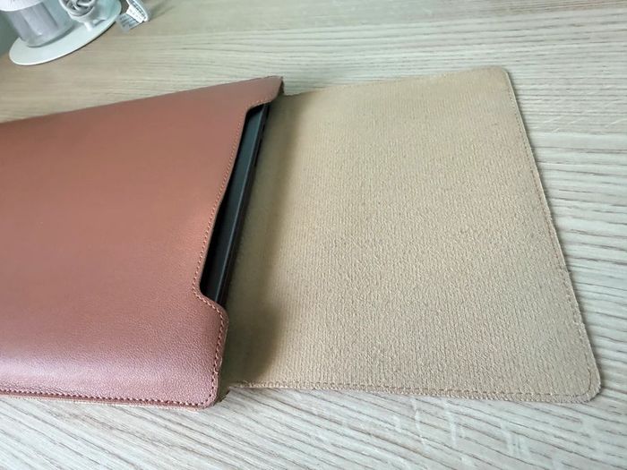 (2 in 1) Leather 14inch Laptop Case + Stand