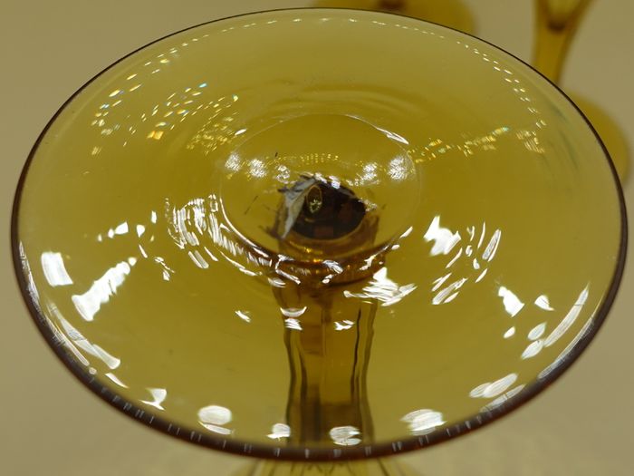 Very rare Regency period Champagne Flutes Glasses (Crystal)