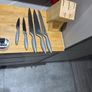 Set of Knives + Knife Sharpener Image 4