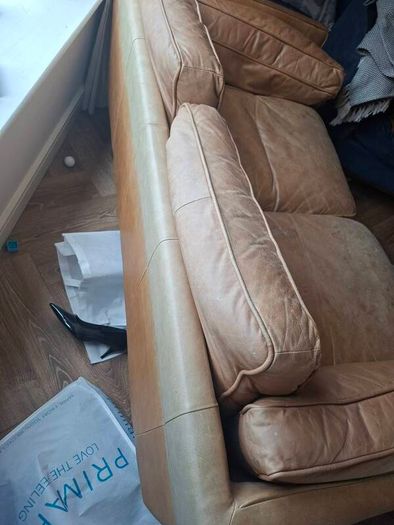 leather sofa