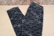 womens 7 for all mankind jeans grey patterned stretchy Size W26 L32