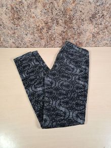 womens 7 for all mankind jeans grey patterned stretchy Size W26 L32