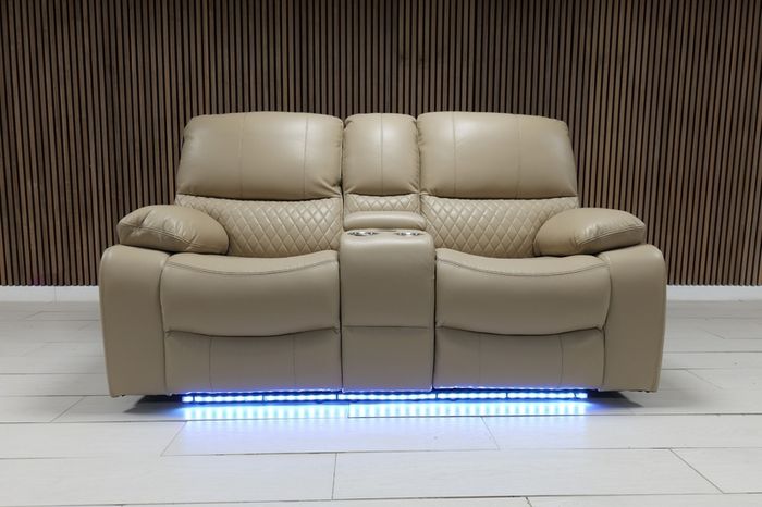 2 Seater Rita Plus Electric Leather Recliner Sofa
