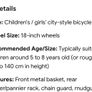 Girls bike Image 3