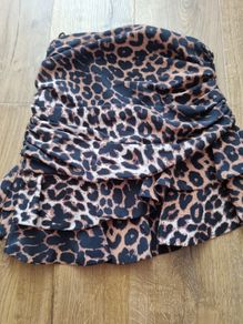 skirt leopard new size 8