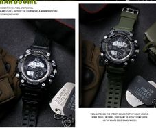 Luxury Casual Men Sport Military Digital Quartz Waterproof