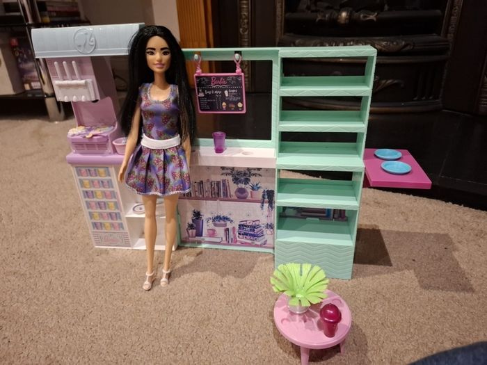 Barbie Cafe Doll and Accessories