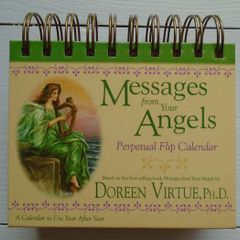 Messages from angels, Flip Calendar, Doreen Virtue Angel calendar