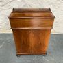 Victorian Burr Walnut Davenport Writing Desk. Image 9