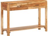 Sideboard 110x30x75 cm Solid Acacia Wood
