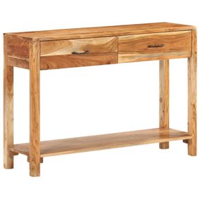 Sideboard 110x30x75 cm Solid Acacia Wood