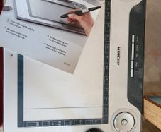 Graphic pad for computer