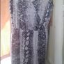 Brand new Pink Clove snakeskin sleeveless wrap midi dress size UK20 EUR48 Postage included Image 5