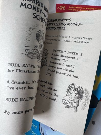 Horrid Henry by Francesca Simon Bundle of four books Paperbacks