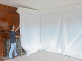 Screening Material Flame Retardant Highly Cost Effective Temporary Screen For All Refurb Work.