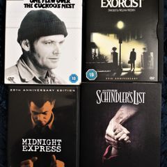 Schindler's List / The Exorcist / Midnight Express / One Flew Over the Cuckoo's Nest