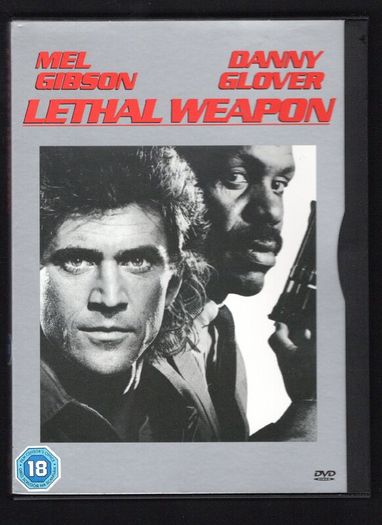 Lethal Weapon DVD Movie staring Mel Gibson & Danny Glover