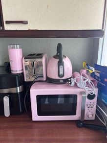 Pink kitchen appliances bundle