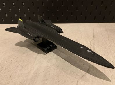 SR-71 Blackbird 3D printed (Free Postage)