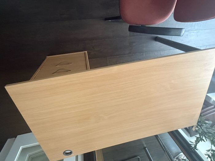desk and chair