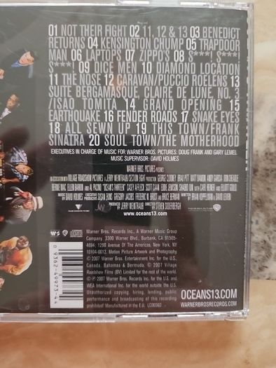 Ocean Thirteen CD Soundtrack