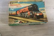 A Brimtoy Clockwork Mechanical Train Set