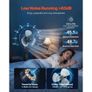 3 Wind Speeds Misting Standing Fan, Mister Cooling Fans with 3L Water Tank, Remote & Panel Control, Water Cooling Fans for Indoor, Outdoor, Garage, Patio, Living Room, 3 Modes Image 4