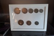 Pre-Decimal set coins.