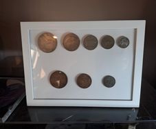 Pre-Decimal set coins.