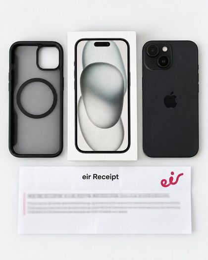 iPhone 15 128GB Black  Unlocked - Box + Receipt