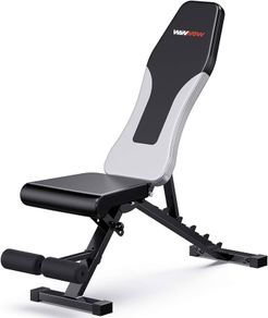Adjustable Weight Bench Foldable Home Exercise Gym Workout Bench Incline Decline Flat Bench Press for Full Body Workout