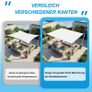 Brand New Waterproof Sun Shade Sail Rectangular 3x4m UV Protection 95% Weatherproof Polyester Image 5