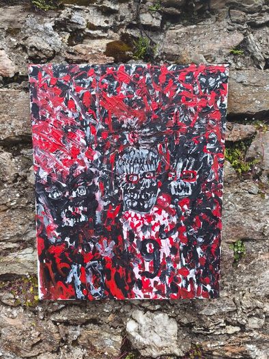 ONLY IF YOU LOVE  Original Acrylic Painting | They Fight for the Future #55