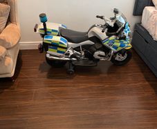 Children's electric police bike