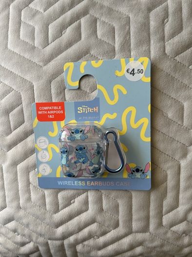 Stitch AirPods case and phone charm