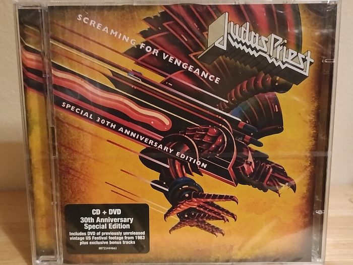 Judas Priest Screaming For Vengeance 30 Anniversary CD & DVD Album