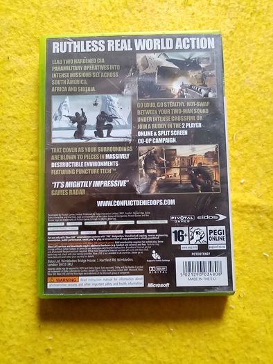Conflict Denied ops Xbox 360 games Original