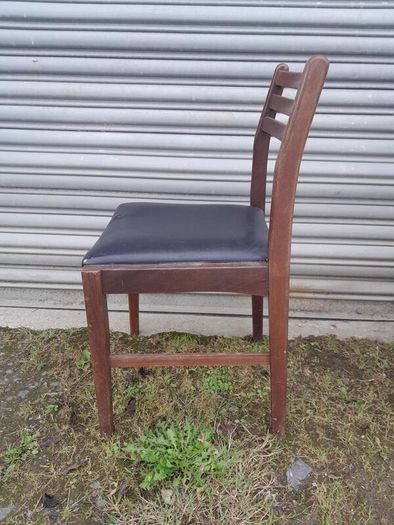 Set of 4 Mid Century Teak Dining Chairs