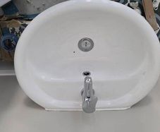 toilet wash basin with tap cover