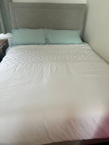 King bed and mattress