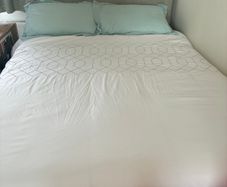 King bed and mattress