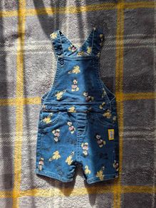 9-12m, Mickey Mouse Dungarees