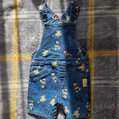 9-12m, Mickey Mouse Dungarees
