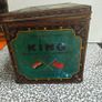 Vintage large Dutch Peppermint tin, "King Peppermunt" early 1900s lithograph tin Image 4