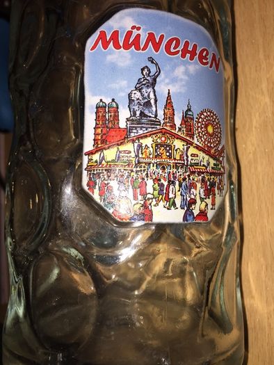 Tankard glass munchen oktober fest 1 L