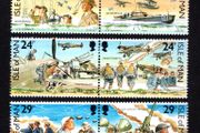 1990 Isle of Man 50th Anniversary of the Battle of Britain Commemorative Stamps Mint Never Hinged (MNH)