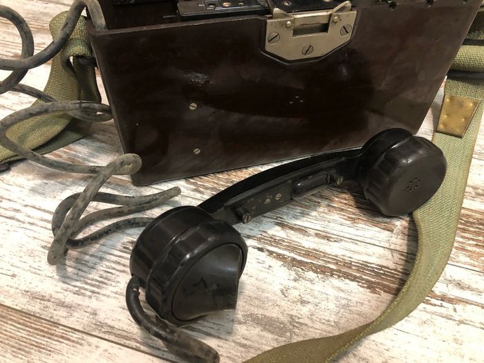 vintage military phone